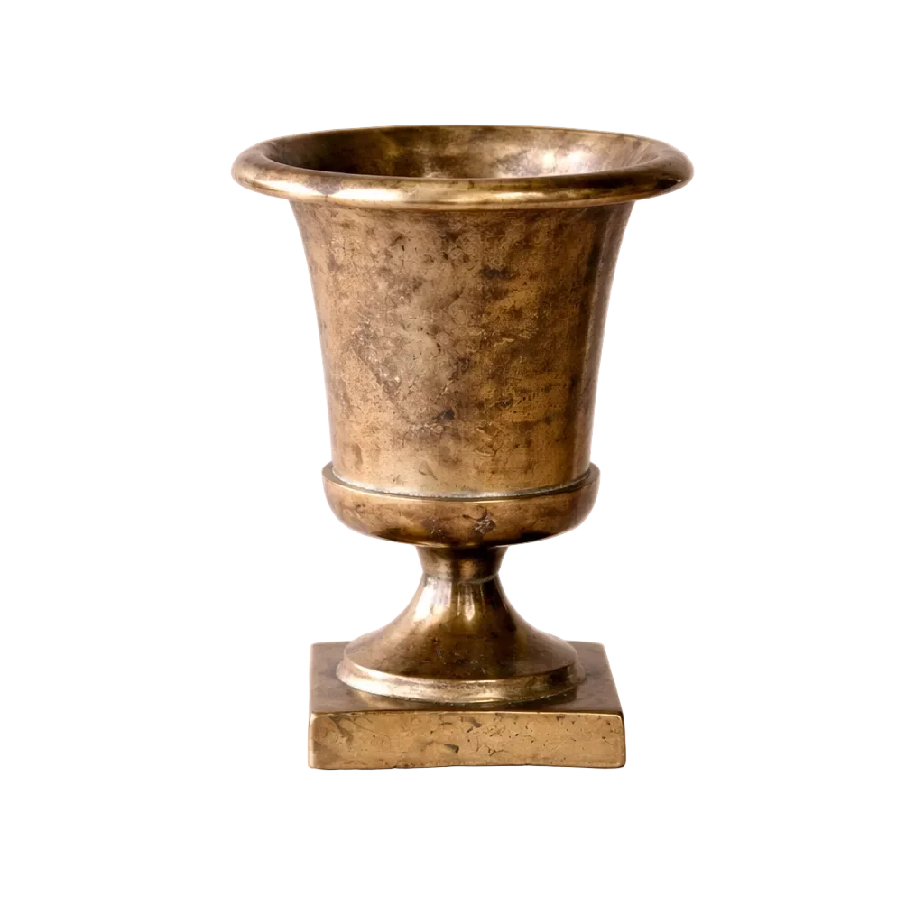Antique Inspired Bronze Urn