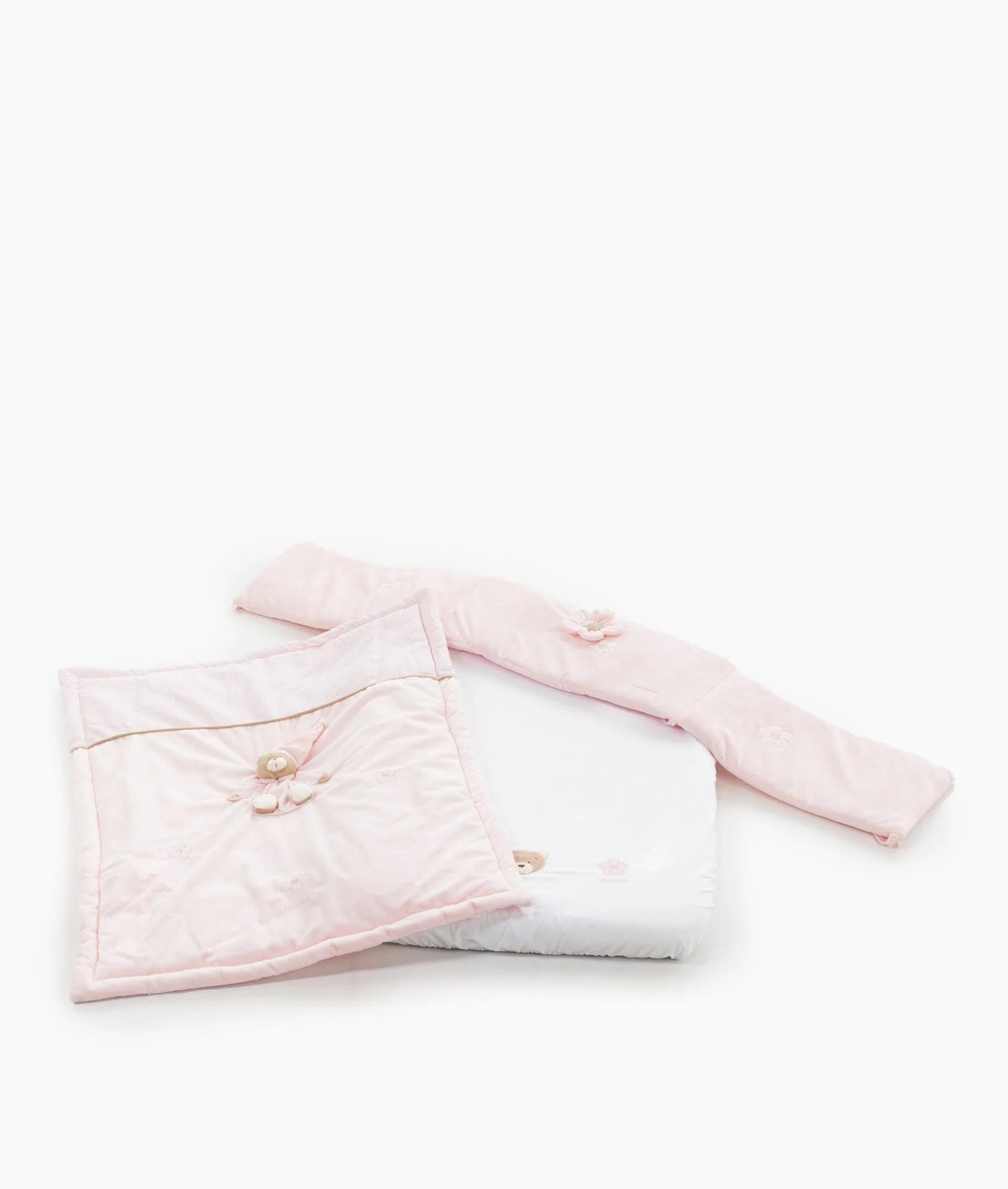 3pc Bassinet Bedding Set | Pink