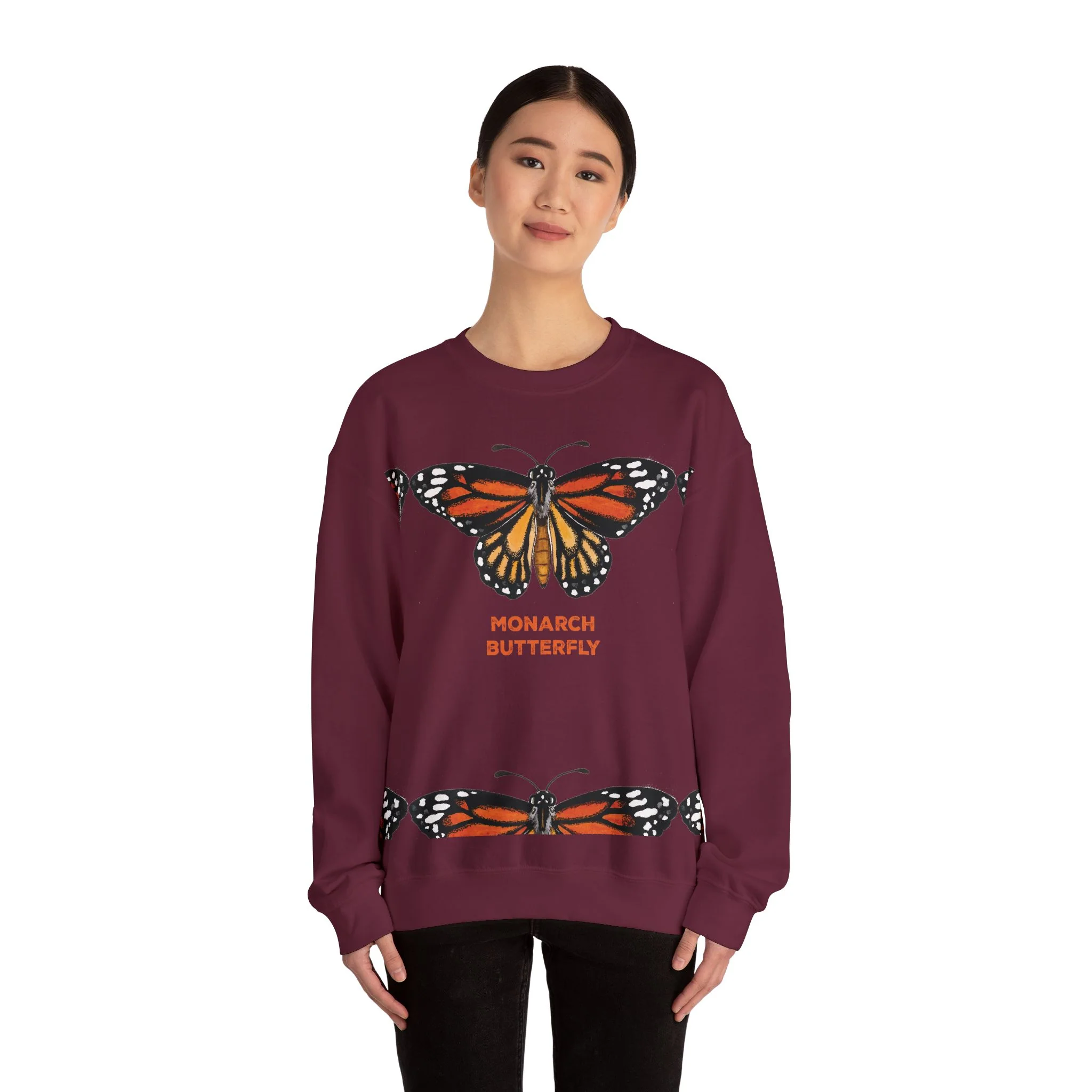 Monarch Butterfly Graphic Sweatshirt