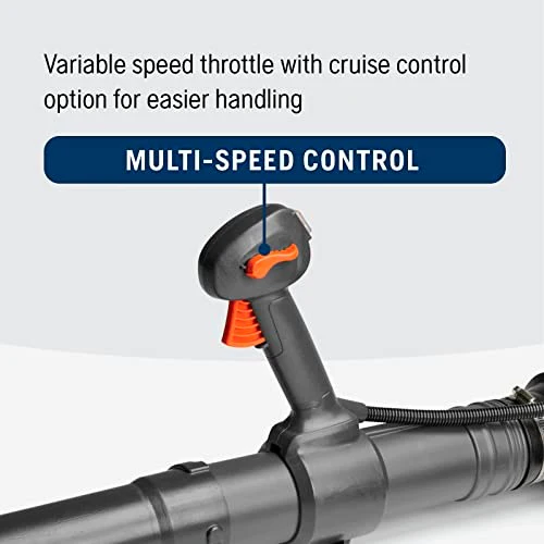 Husqvarna 150BT Petrol Leaf Blower with Backpack, 51 cc, 2.16 hp, 765 CFM, 270 MPH, Ergonomic Design