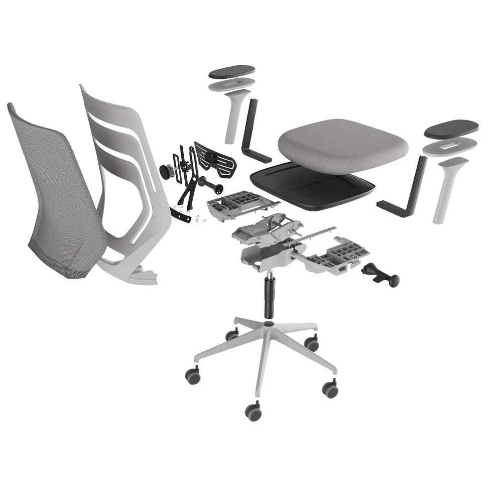 Sedia da ufficio ergonomica FM Asiento – Garanzia miglior prezzo in 28 colori
