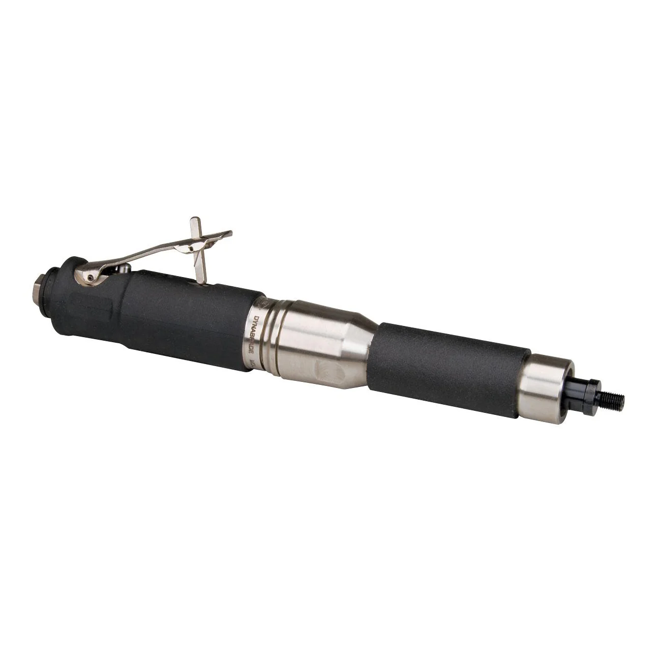 Dynabrade 53783  ~  Cone Or Plug Grinder (Single Extension ) Steel Housing .7 Hp Straight-Line 20000 Rpm Gearless Rear Exhaust 3/8 Inch- 24 Male Spindle Thread