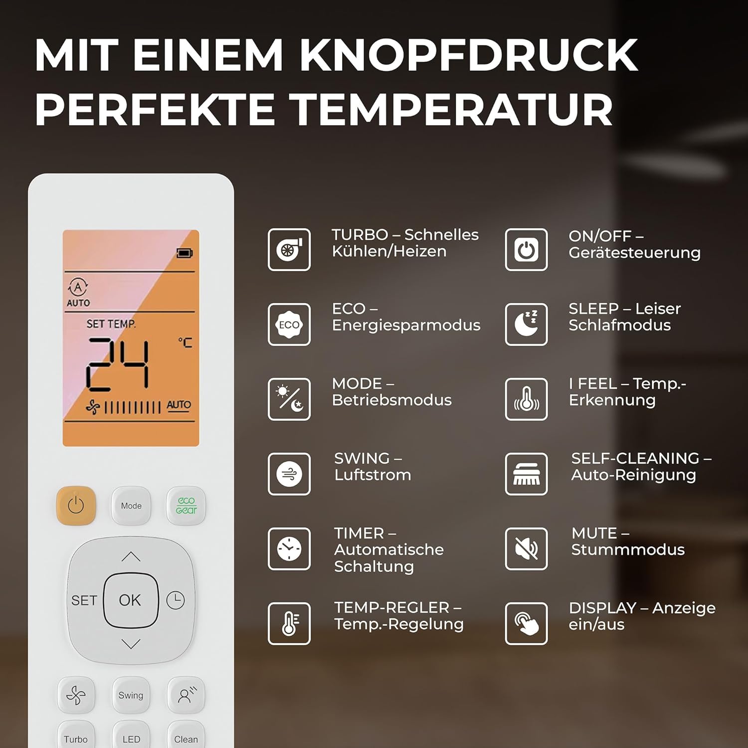 Kältebringer Split Klimaanlage Quick Connect - 12000 BTU (3,5 kW) - Klimagerät mit Heizfunktion, WiFi & App, bis 55qm, sehr leise - 5m Kupferleitung, Kältemittel R32, Montagematerial, Wandhalterung