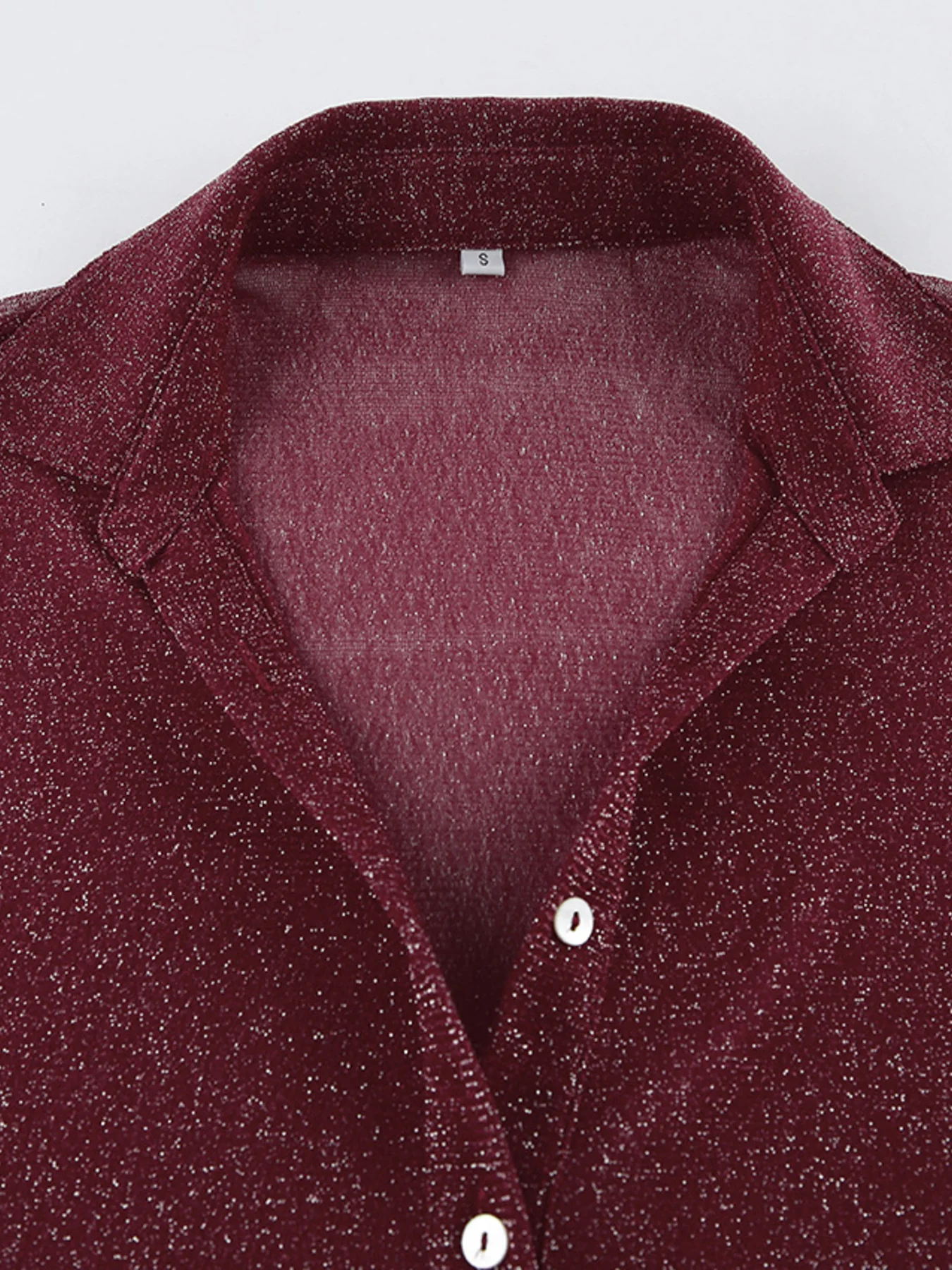 Button Up Shirt with Scarf