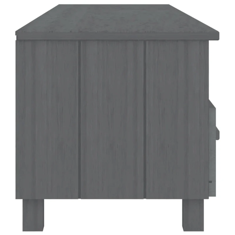 vidaXL TV Stand TV Console Sideboard TV Unit Cupboard HAMAR Solid Wood Pine - 62.2x15.7x15.7