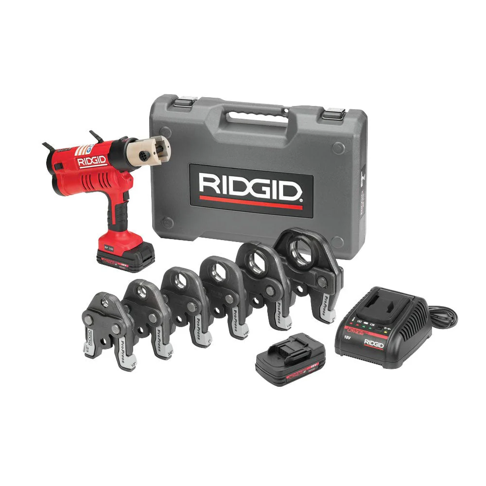 18V Cordless Press Tool Kit with ProPress Jaws (1/2
