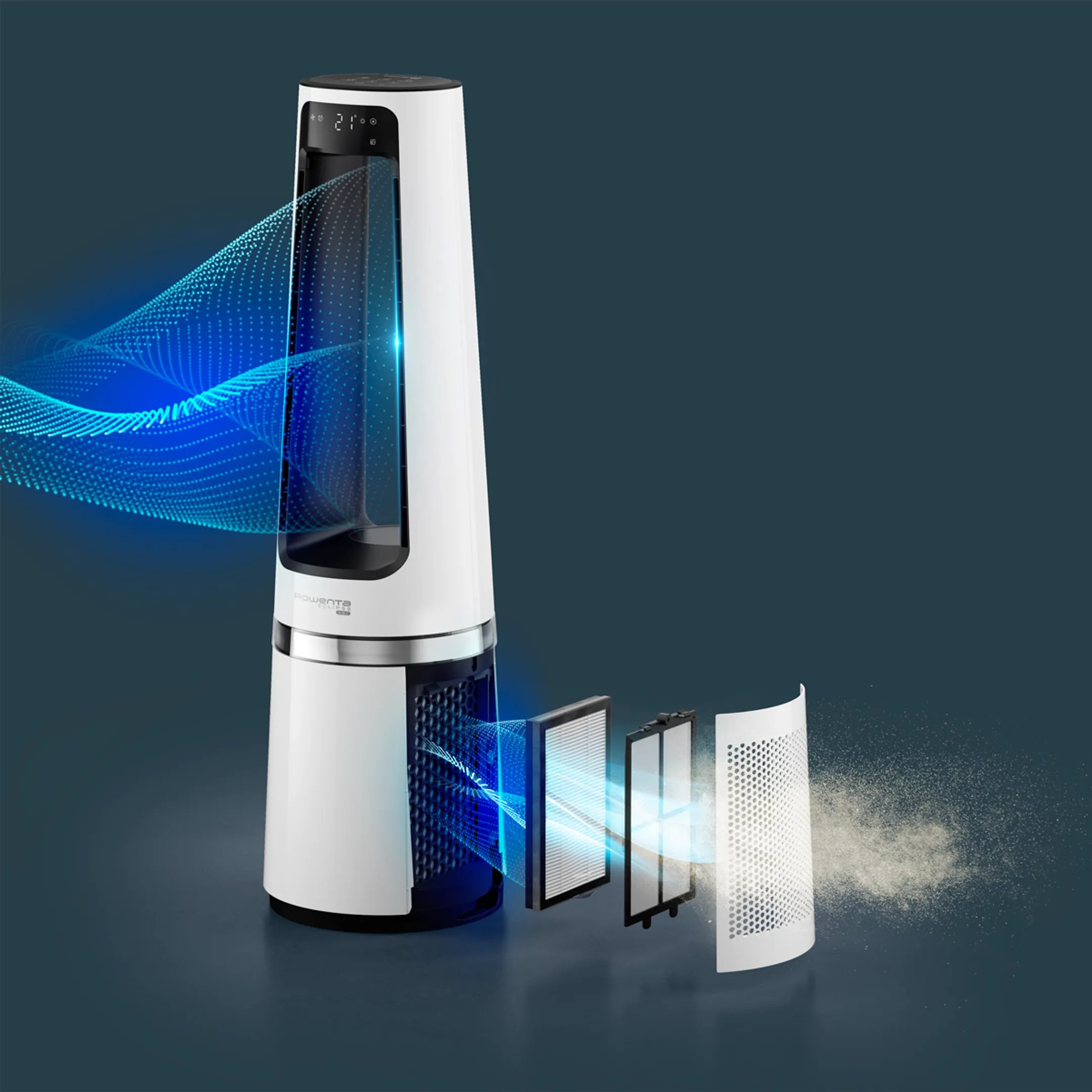 Rowenta Luchtreiniger Eclipse 3in1 QU5060F0