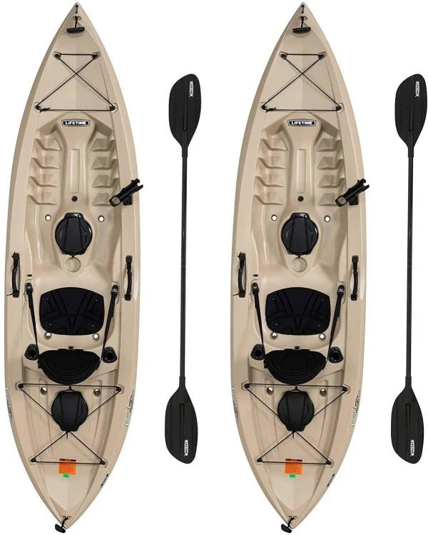 Lifetime 90806 Tamarack Angler 100 Fishing Kayak C 2-Pack (Paddles included)
