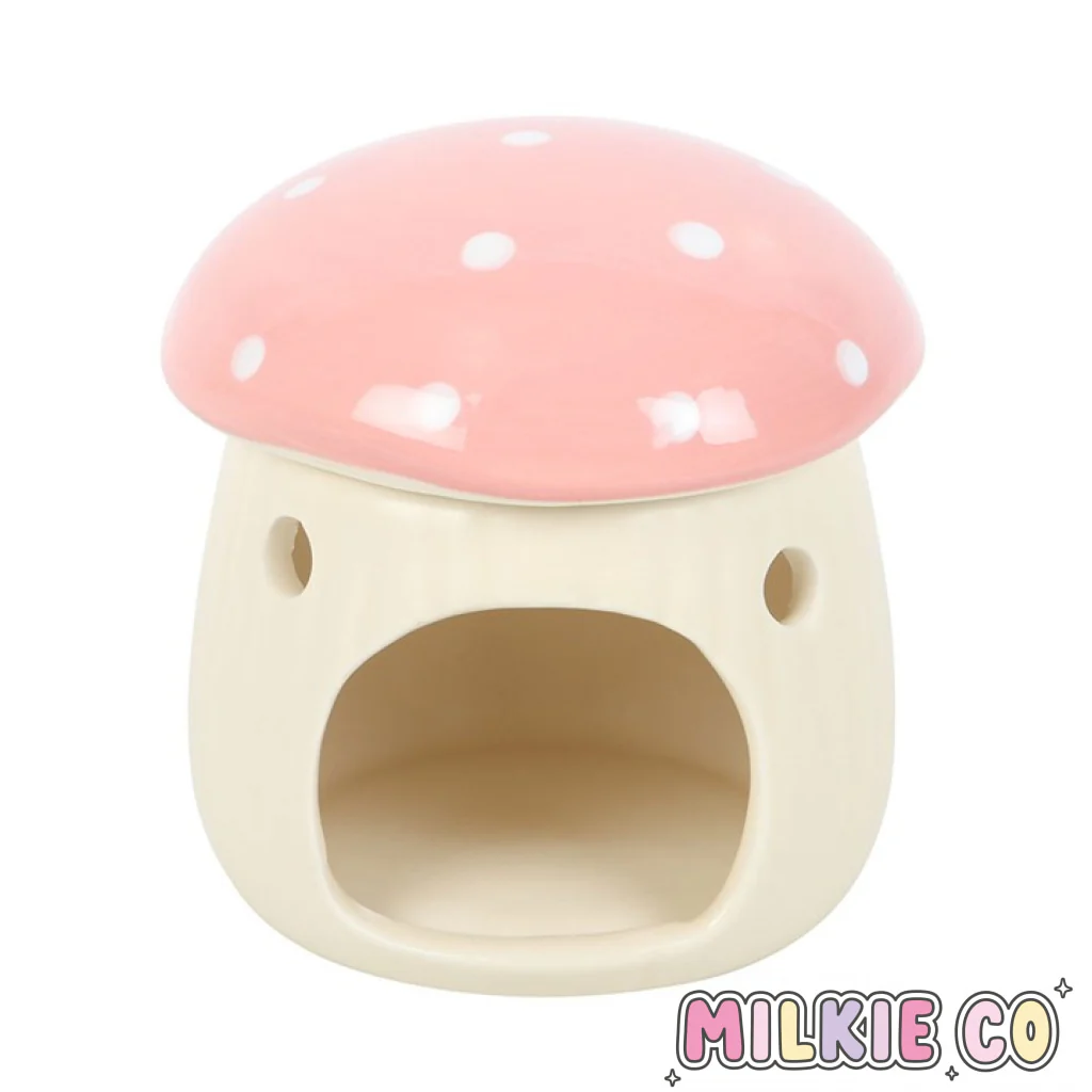 Pink Mushroom Wax Melt Burner