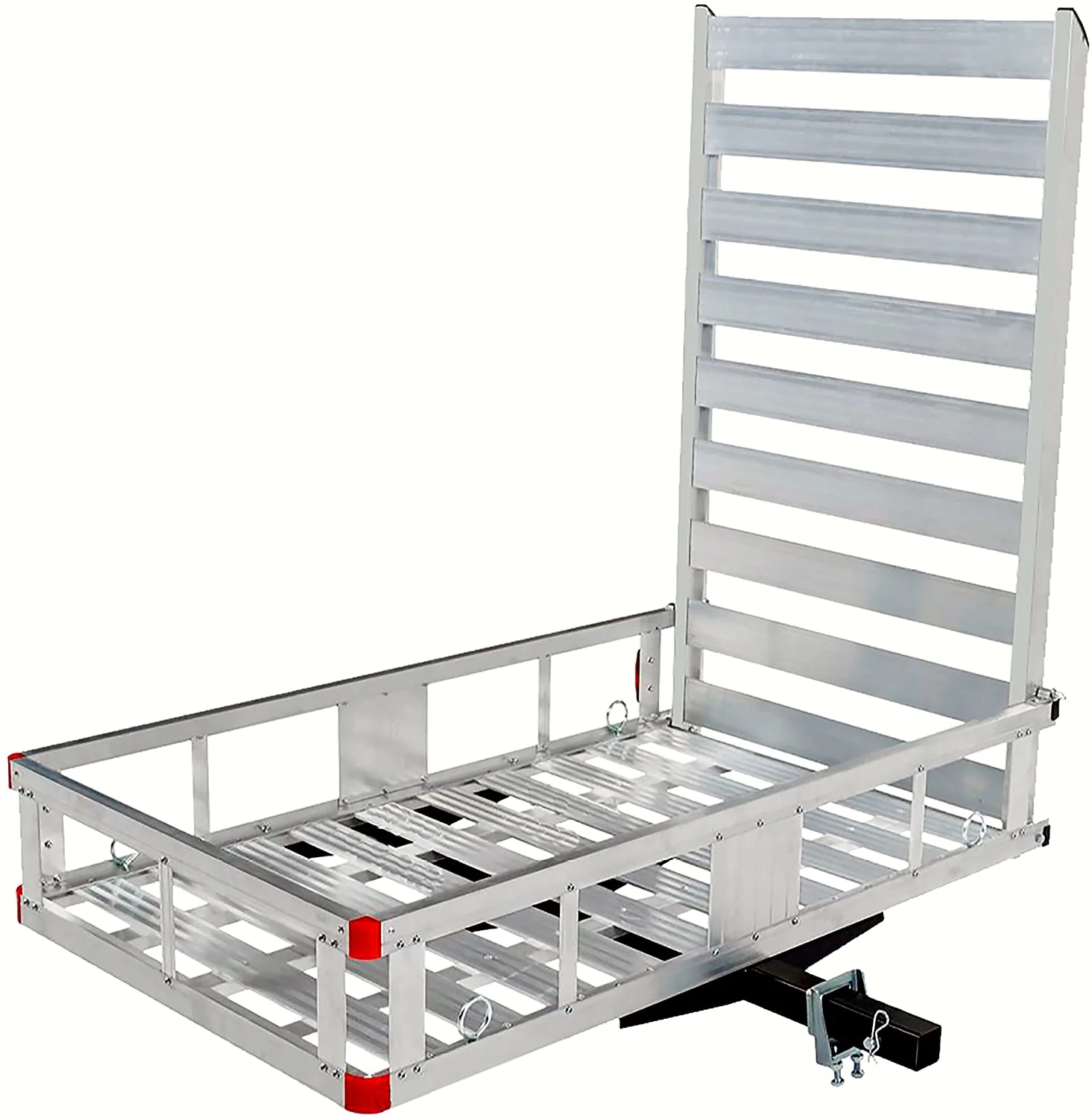 2025 80779 Aluminum Hitch Mount Cargo Carrier with 47′′ Long Ramp, 1 Pack