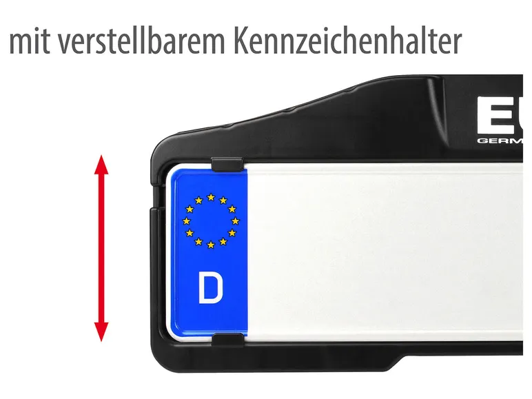 Kerékpártartó »Premium II«, 2 kerékpárhoz, zárható