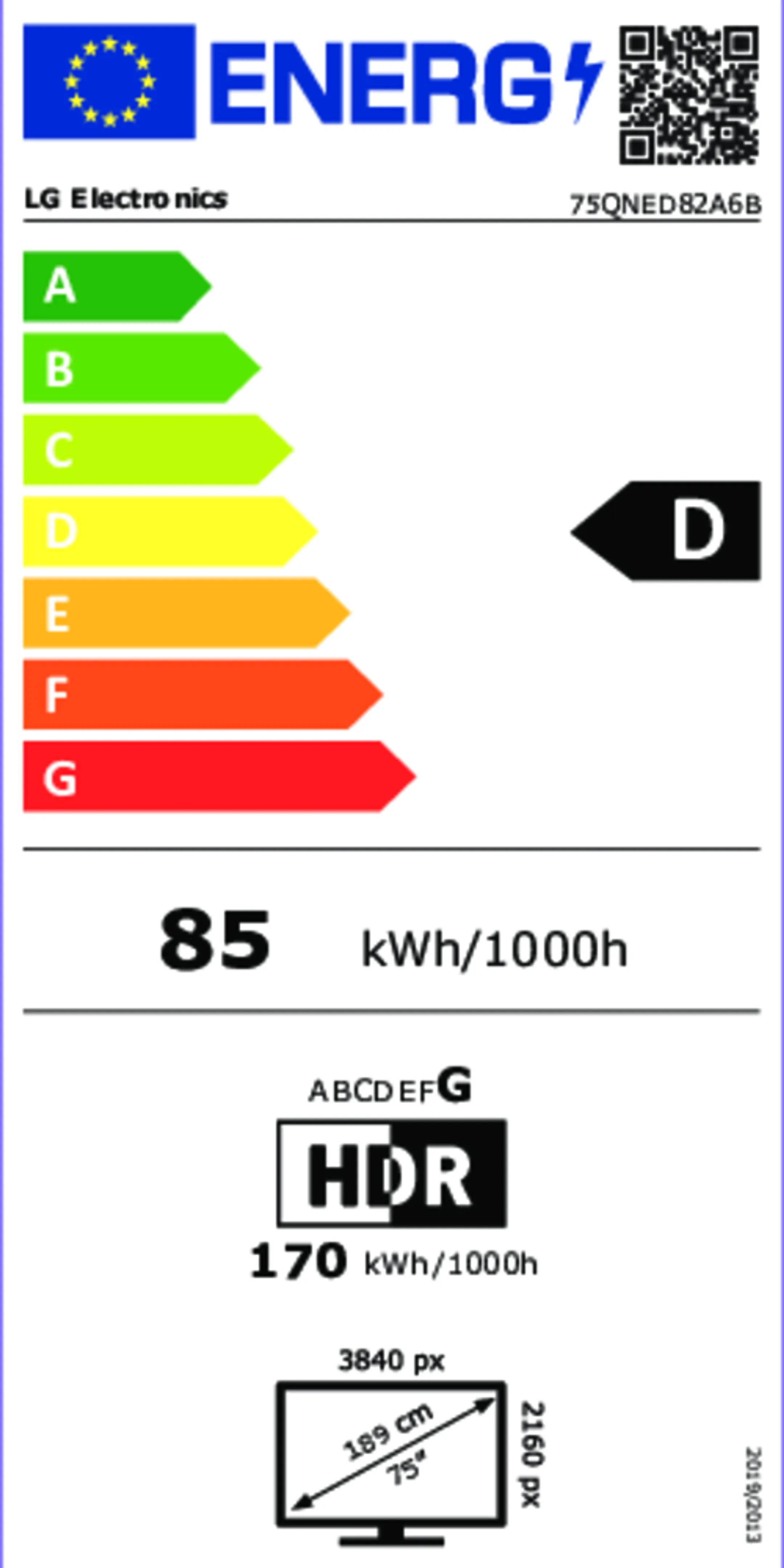 LG QNED AI 4K TV 75QNED82A6B (2025) - 75 inch