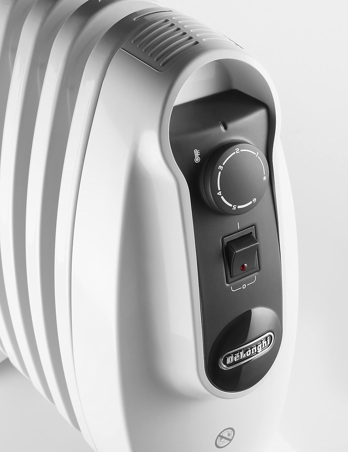 De'Longhi Radiator TRNS0808M – Kompakt mit stufenloser Temperaturregelung, 800 W Heizleistung und Frostschutzfunktion