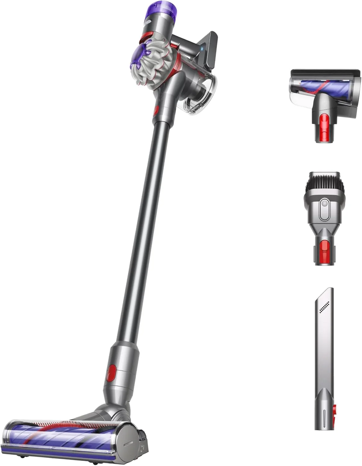 Dyson V8 Cordless Vacuum, Cleans Hard Floors and Carpets, Detangles, Converts to Handheld, 115AW, 2 Power Modes, Up to 40 Minutes鹿