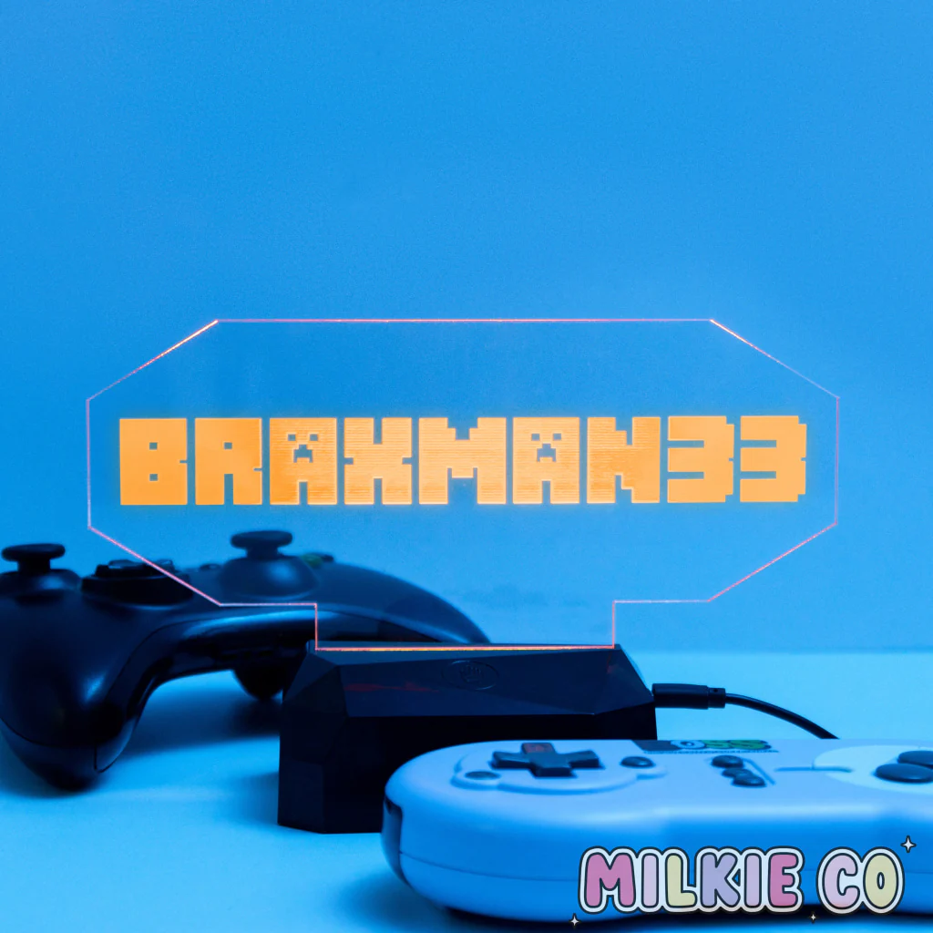 Personalised Gamertag light