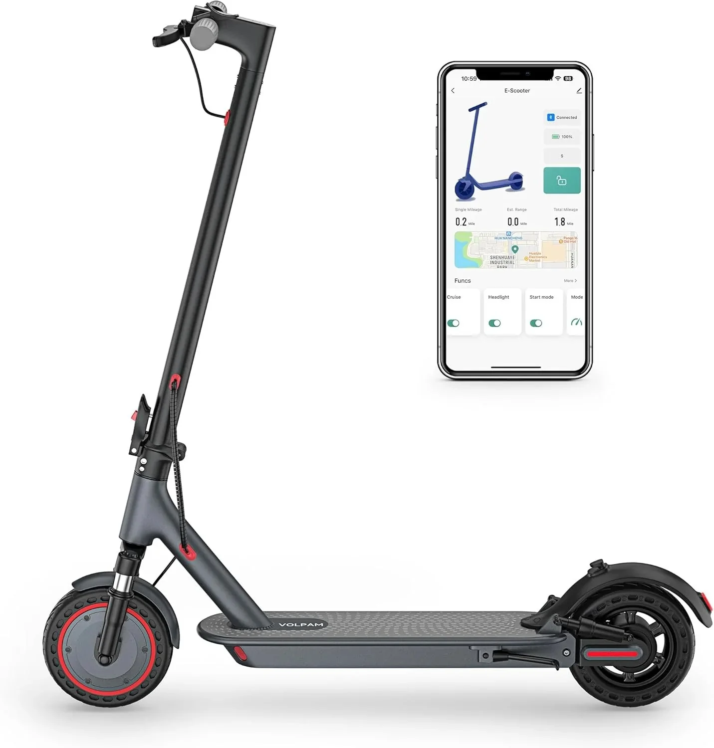 Electric scooter, 350W/500W powerful motor, 8.5