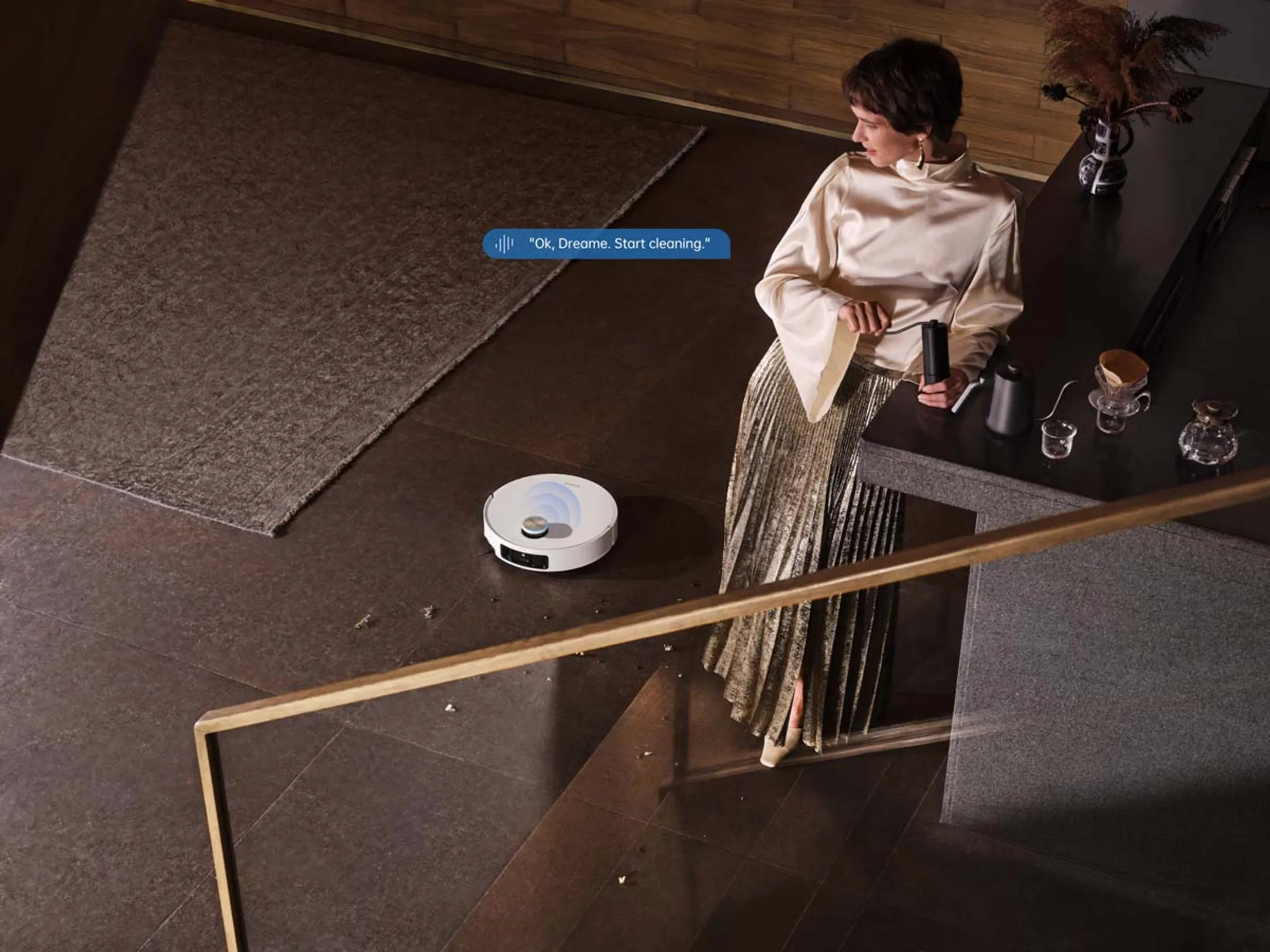 Dreame Robotstofzuiger 2in1 X50 Ultra Complete White