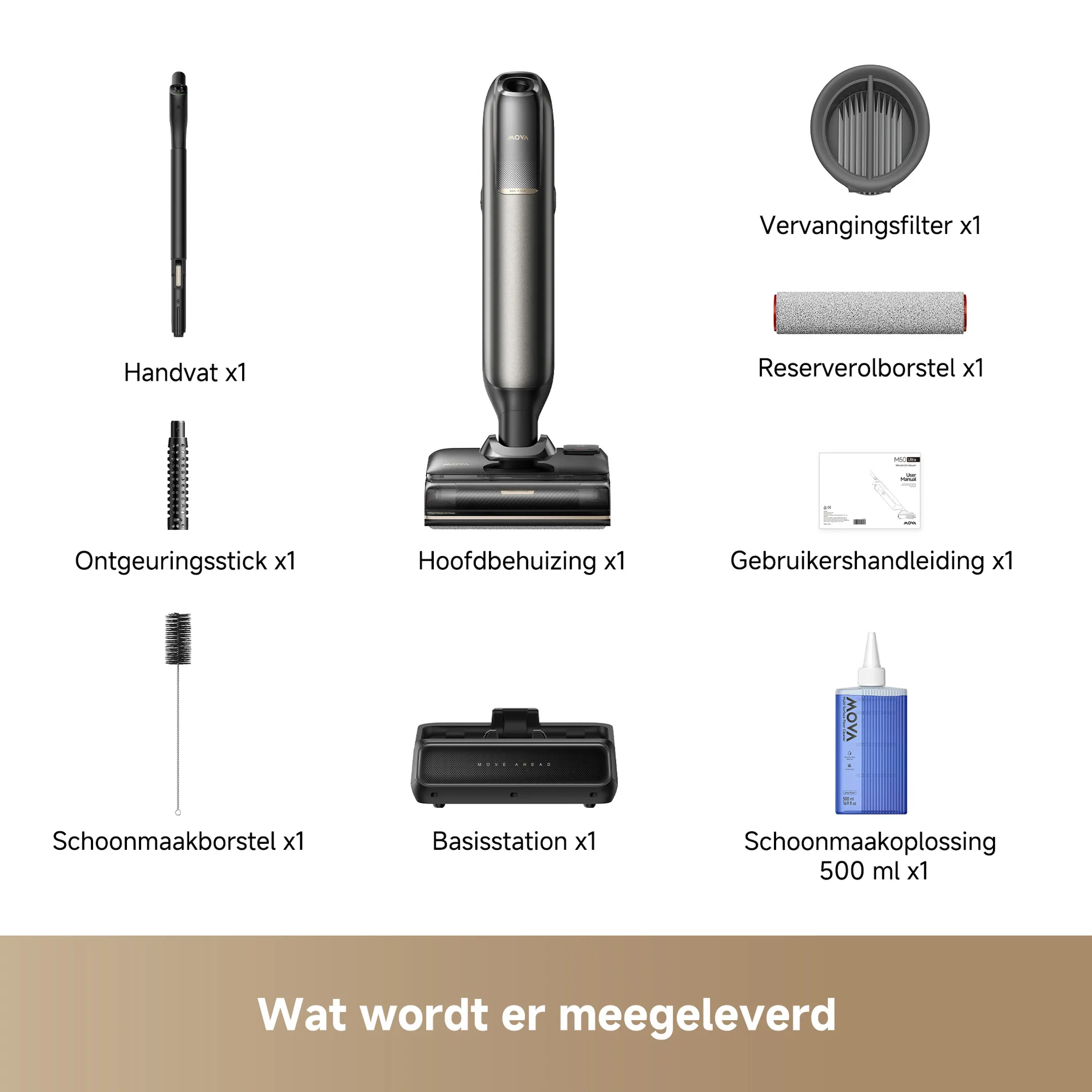 MOVA Vloerreiniger M50 Ultra Black