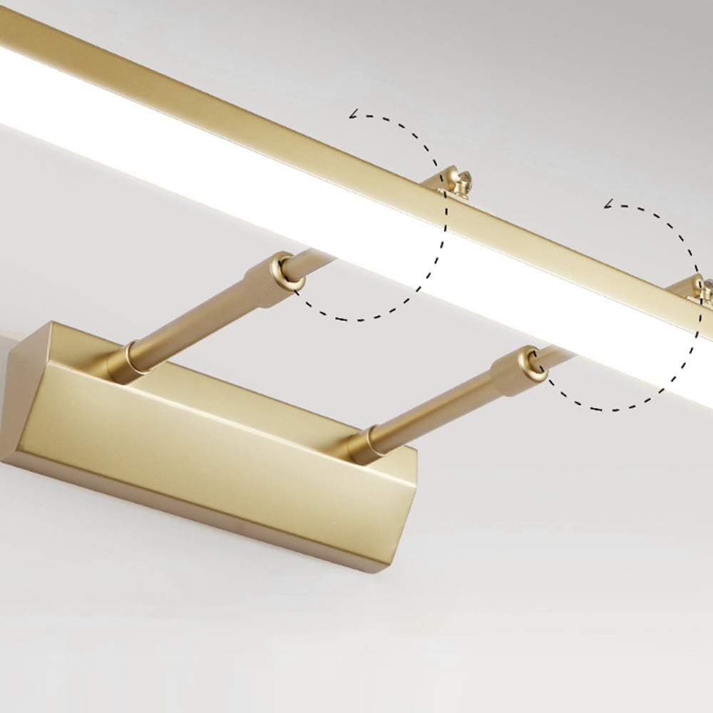 Skalierbare Led-Schminkspiegel Frontlampe - Metall-Badezimmerleuchte Schönheits-Make-Up Wandlampe Spiegellampe Bild Frontlampe/L 40Cm