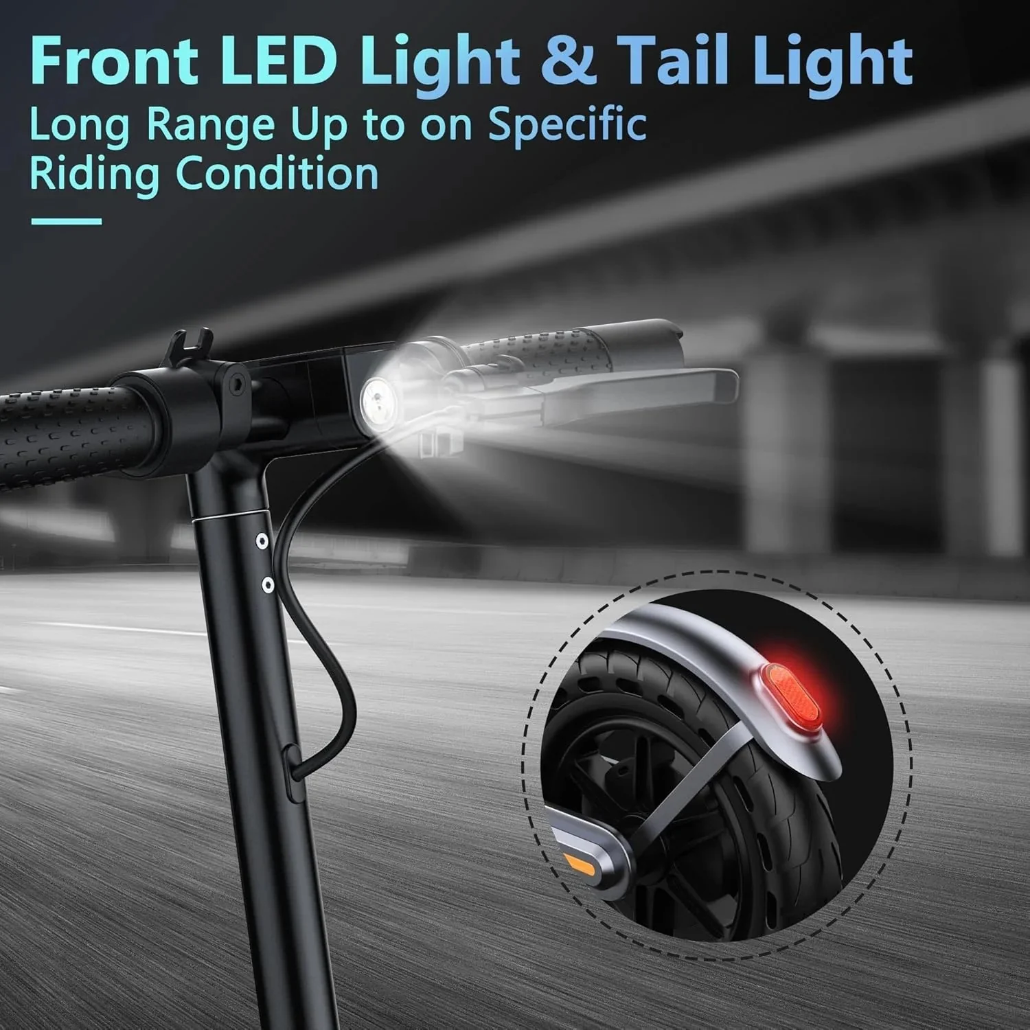 Electric scooter, 350W/500W powerful motor, 8.5