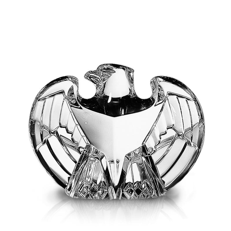 Eagle Poised Glass Art