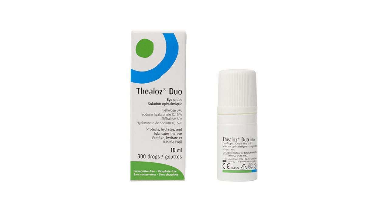 Gouttes et produits yeux secs