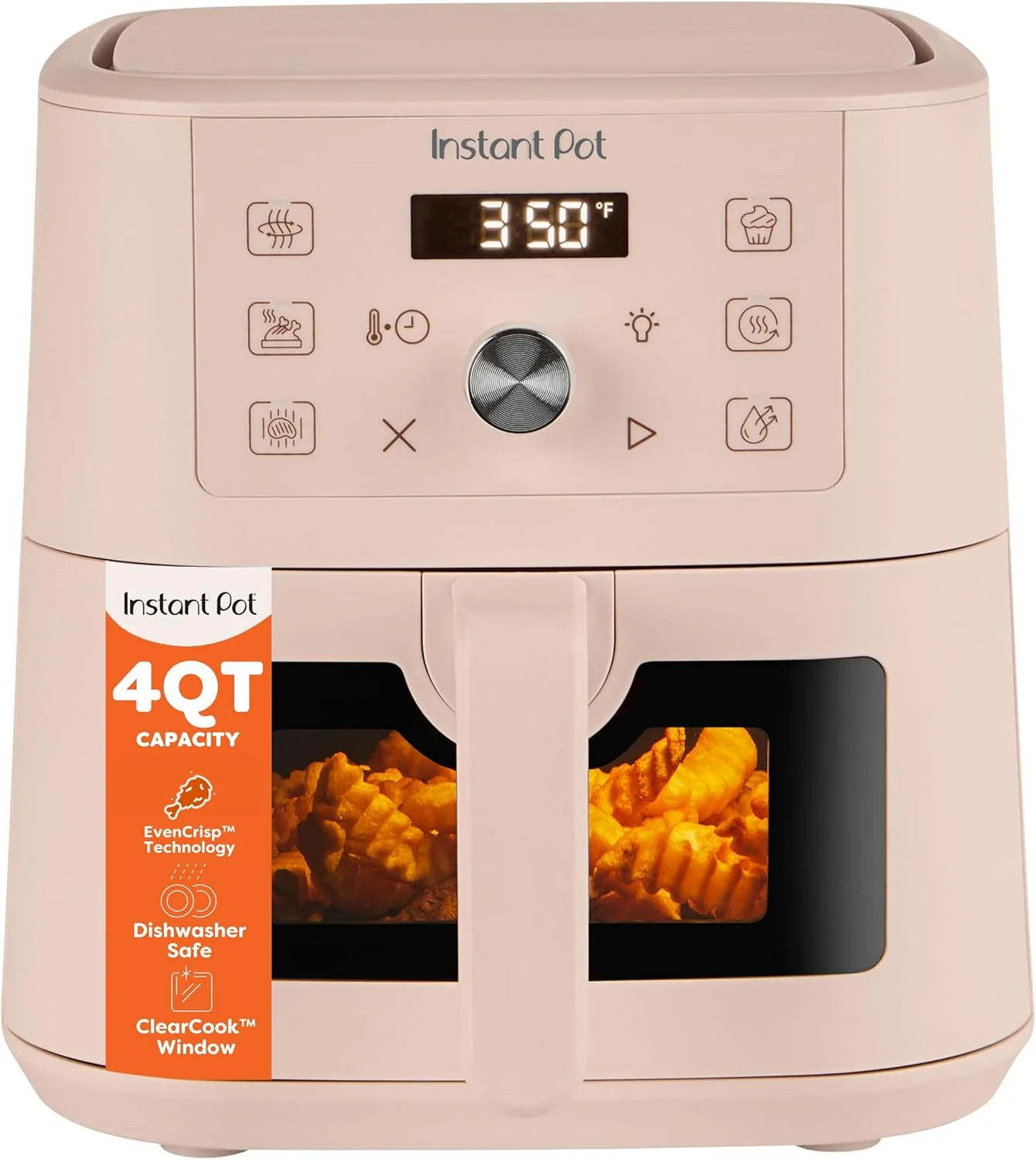 Instant Pot 10QT Air Fryer, 7-in-1 Functions with EvenCrisp Technology that Crisps, Broils