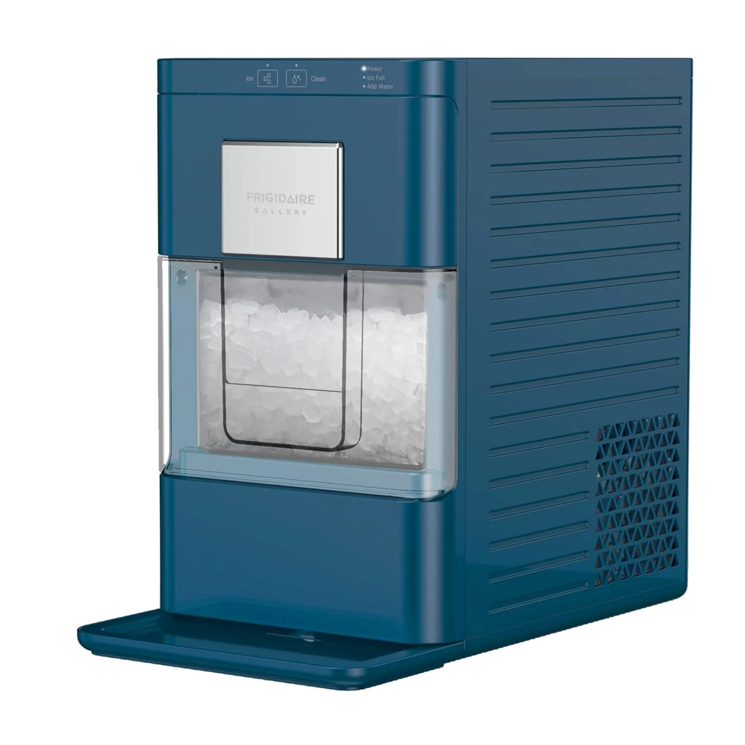 FRIGIDAIRE Gallery EFIC255 Countertop Crunchy Chewable Nugget Ice Maker, 44lbs per Day, Auto Self Cleaning, 2.0 Gen, Navy