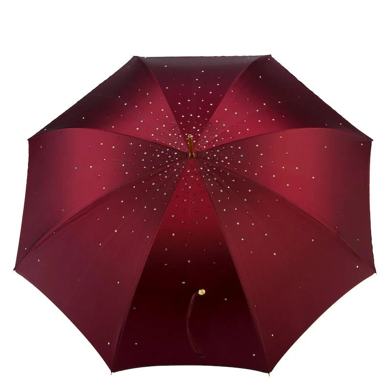 Swarovski? Burgundy Umbrella, Double Cloth