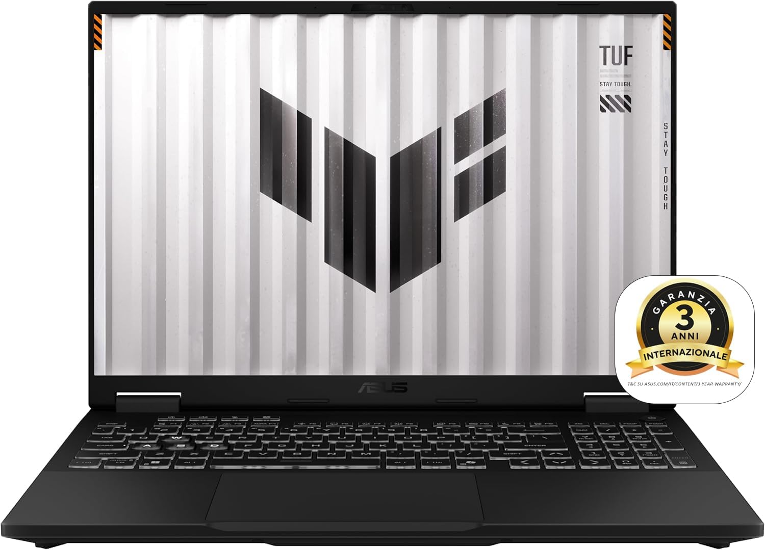 ASUS TUF Gaming A16 (2025) con NVIDIA® GeForce RTX™ 5060 8GB GDDR7, Display da 16