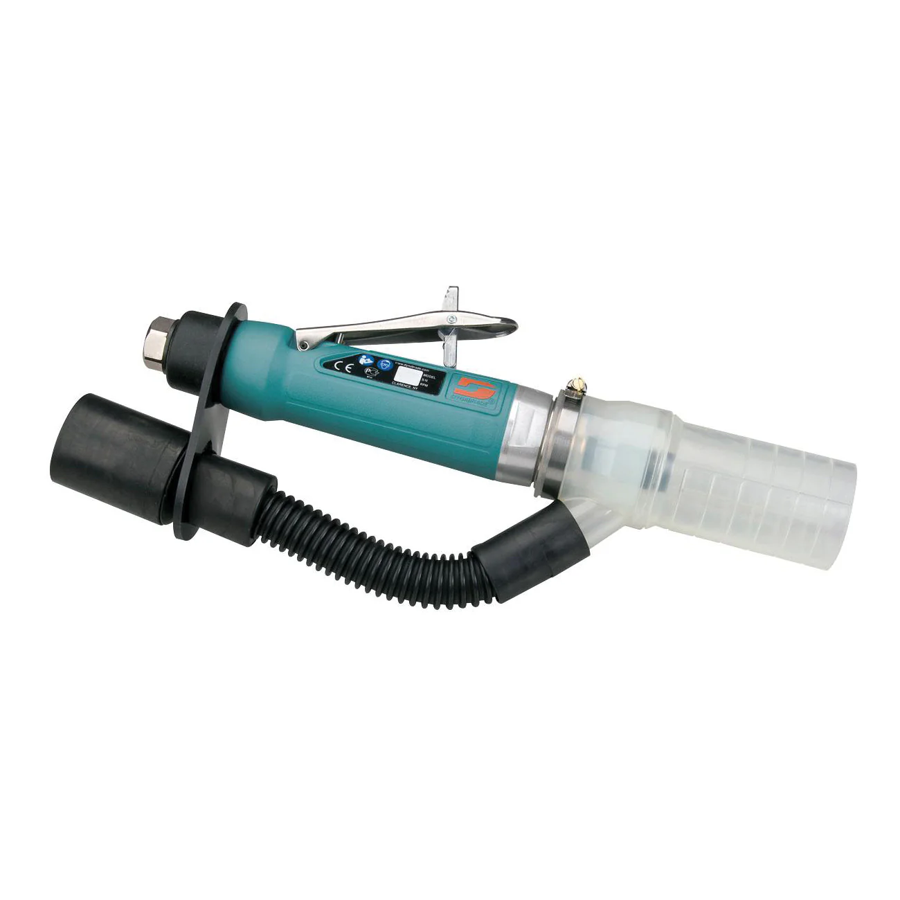 Dynabrade 56747  ~  1 Hp Straight-Line Die Grinder Central Vacuum 20000 Rpm Gearless Rear Exhaust 1/4 Inch Collet
