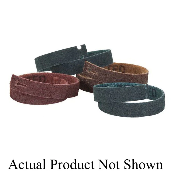 WALTER Blendex 07-H 243  ~  1-3/16 inch x 25 inch Non-woven T-Lock Medium Belt (Maroon)