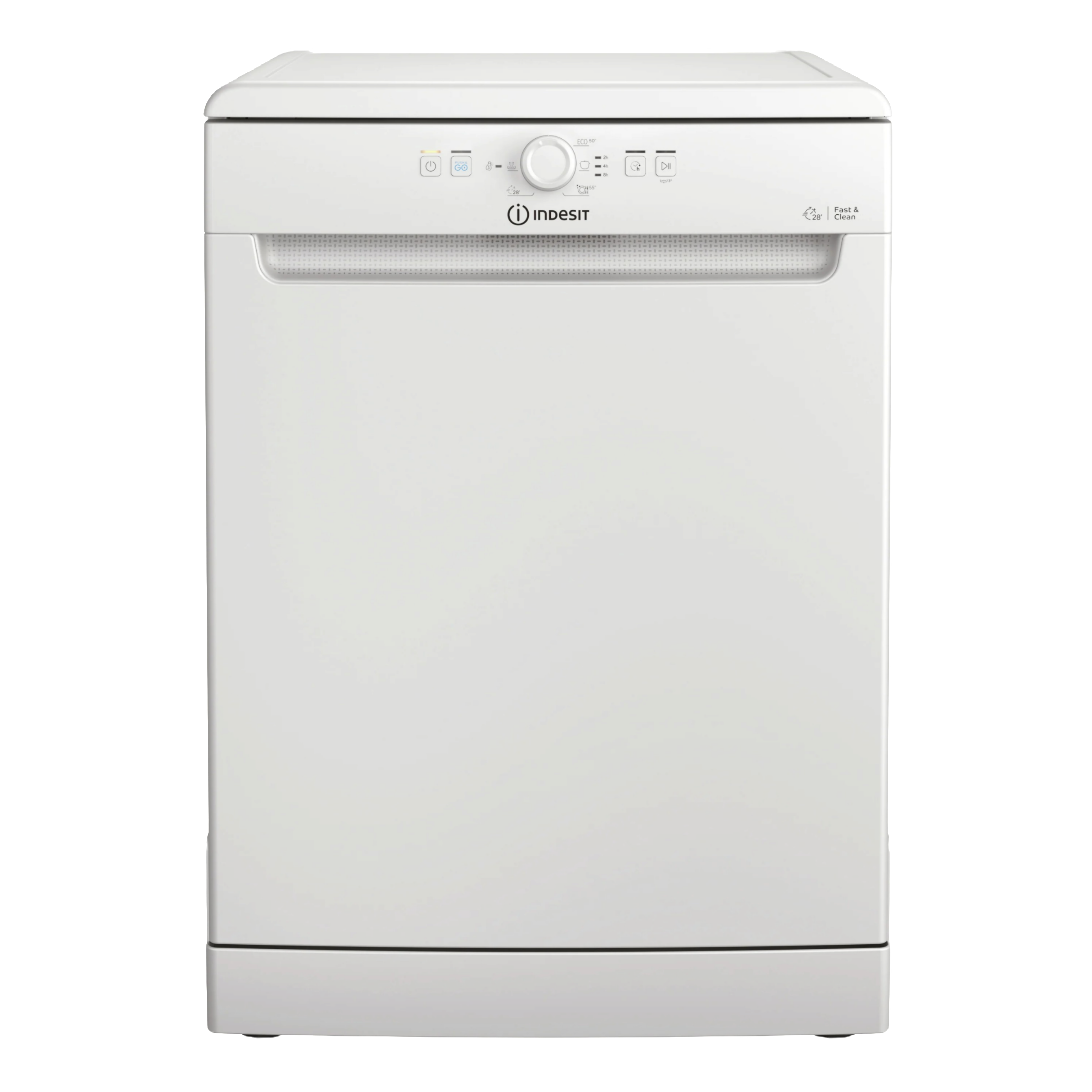 Lavastoviglie A Libera Installazione Indesit D2F HK26 S 14 Coperti Classe E (A85xL60xP59) Bianco Fast&clean Push & go