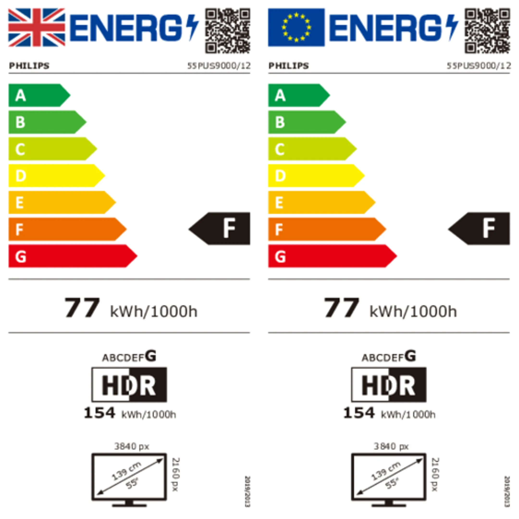 Philips QLED TV 4K Ambilight The One 55PUS9000/12 (2025) - 55 inch