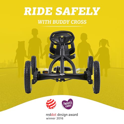BERG Buddy Cross Pedal GoKart | Veicolo per bambini a pedale, con elevati standard di sicurezza, pneumatici e ruota libera, giocattolo per bambini di età compresa tra 3 e 8 anni : Amazon.it: Giochi e giocattoli