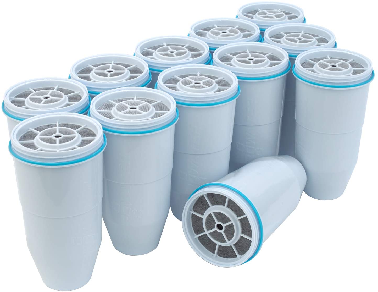 ZeroWater 12 Pack BPA Free Replacement Filters, NSF Certified, 5 Stage Ion Exchange, Removes Lead &amp; Heavy Metals