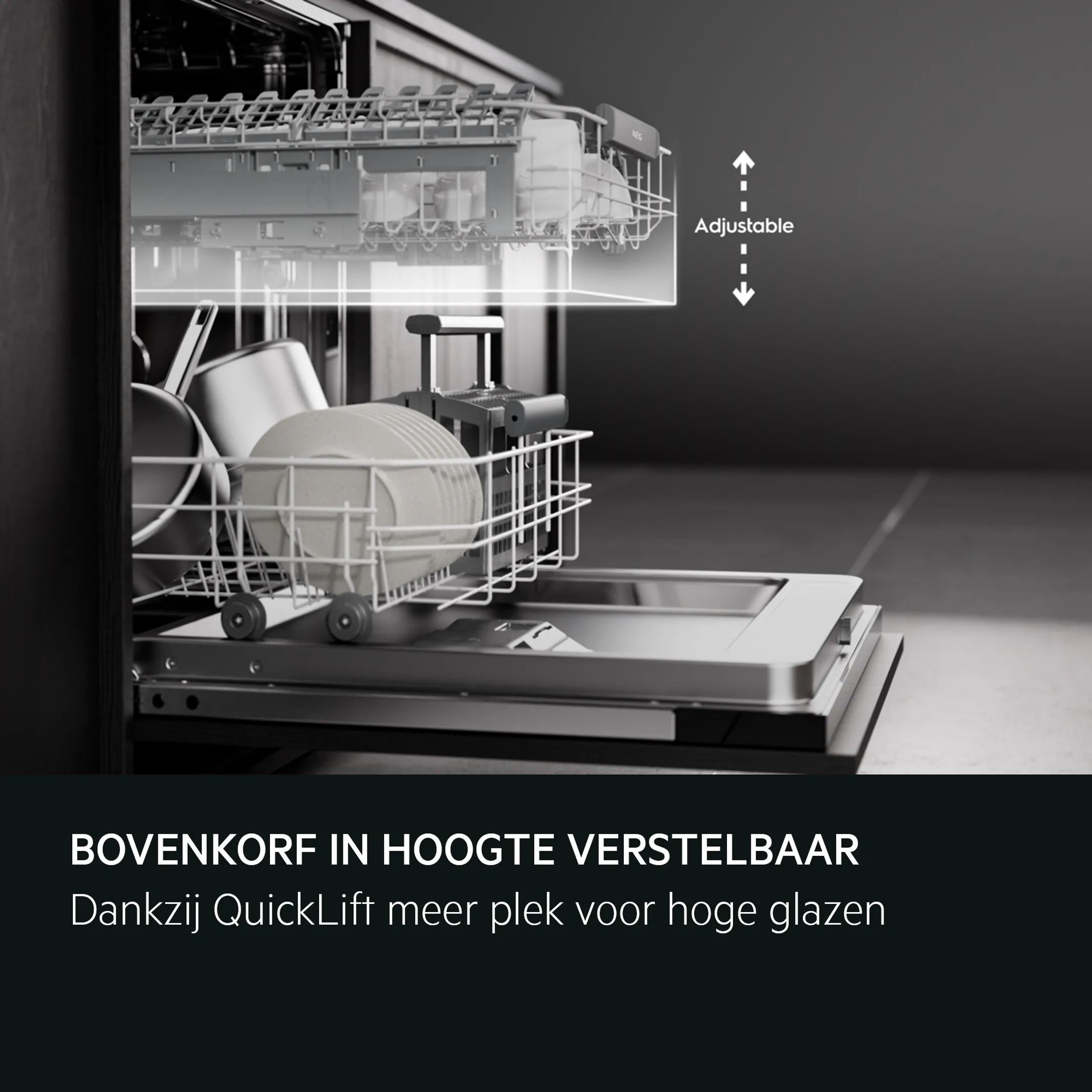 AEG Inbouw vaatwasser FSE73407P