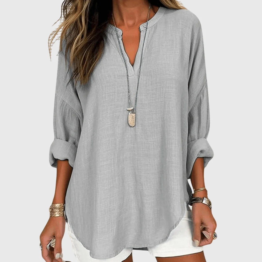 Women��s Flowy Beach Shirt Elegant Casual Design