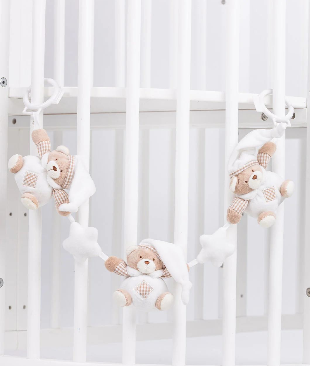 Pram Activity Toy | White & Beige