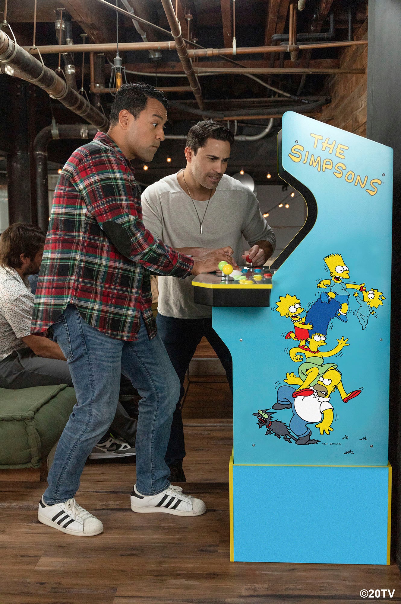 Arcade1Up &ndash; The Simpsons 30th Edition Arcade with Stool and Tin &ndash; Multi