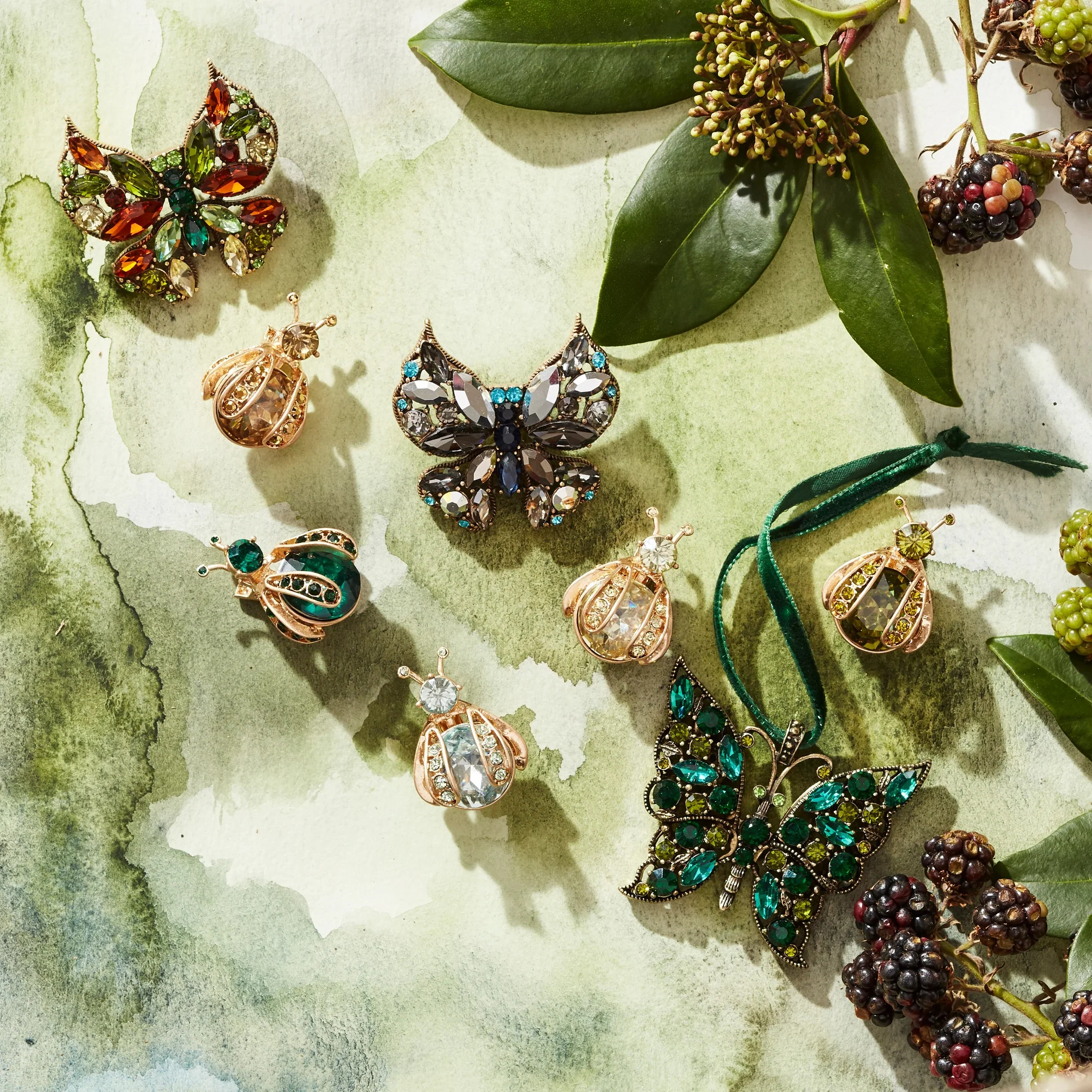 Gem Bug Clip Set