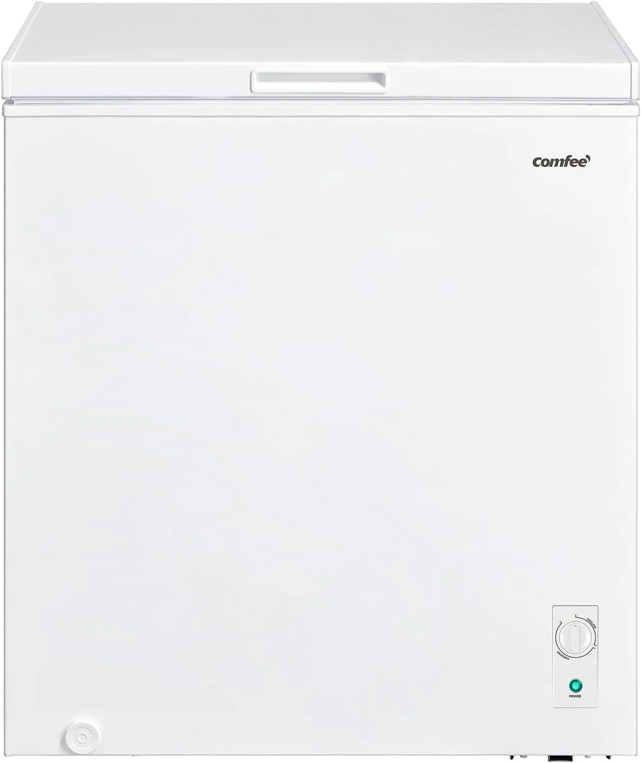 Comfee RCC100WH2(E) Gefriertruhe/169 kWh/Jahr/85cm hoch/99L/38dB/Geringe Lautstärke/Hoch effizientesD-förmigesRohr/Geeignet für verschiedene Einsatzszenarien/Einstellbarer Temperaturregler/Weiß