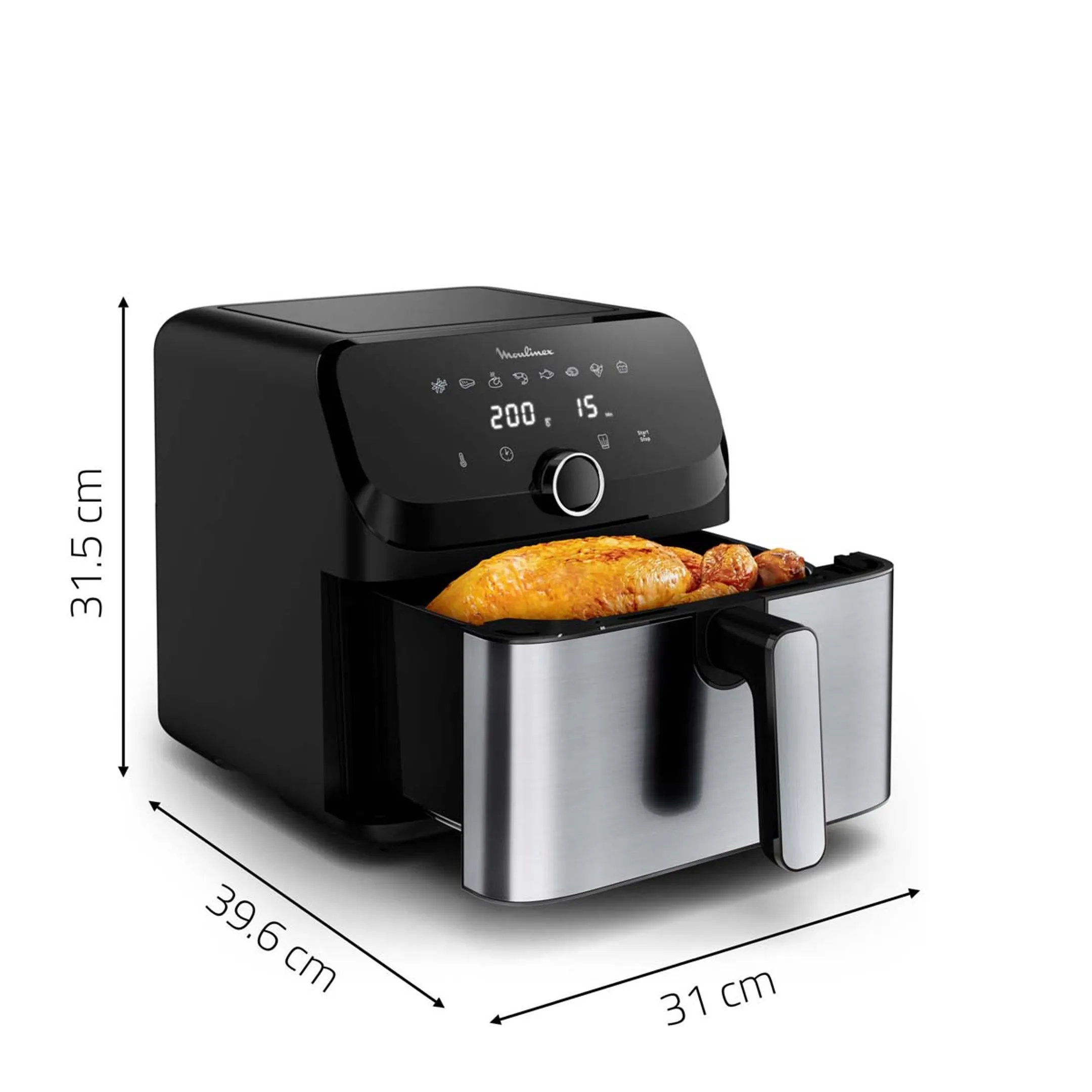 Moulinex Airfryer Easy Fry Mega EZ855D20