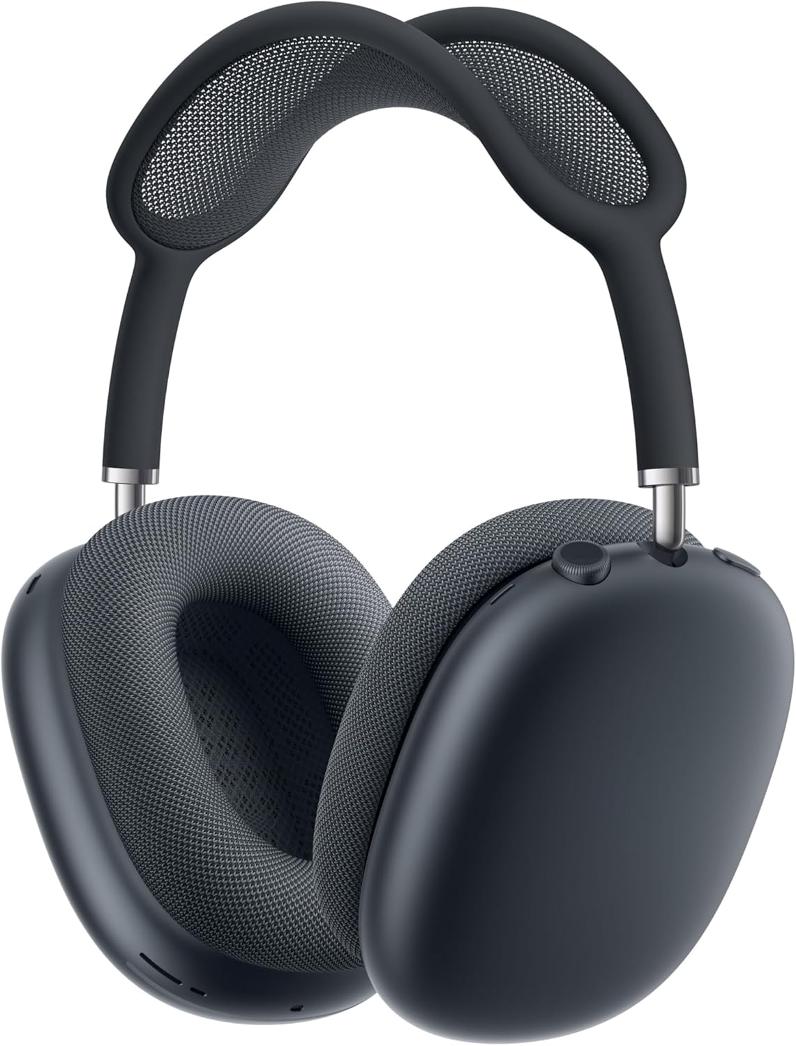 AirPods Max Cuffie wireless over-ear, Cancellazione attiva del rumore di livello pro, Modalità Trasparenza, Audio spaziale personalizzato, Ricarica USB-C, Cuffie Bluetooth per iPhone, Mezzanotte