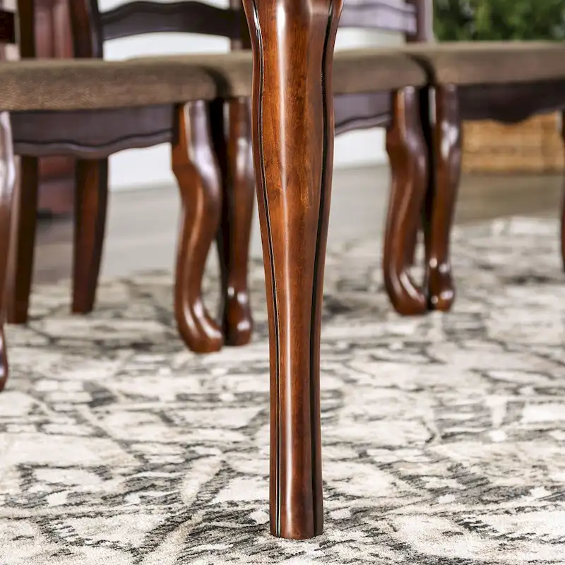 Traditional Dark Walnut Dining Table (60