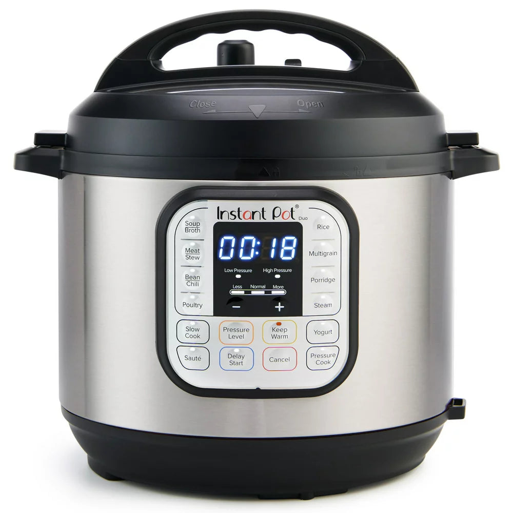 Instant Pot Duo 6 Qt 7-in-1 Electric Pressure Cooker with Easy-Release Switch, Stainless Steel