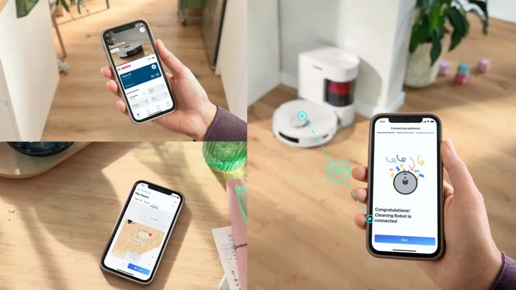 Bosch Robotstofzuiger 2in1 Spotless Advanced + BCRD2W