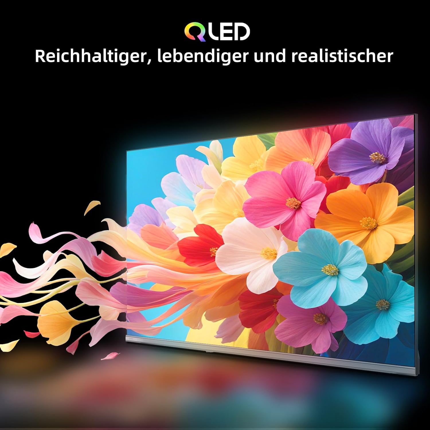 CHIQ L40QST 40 Zoll (101cm) QLED Pro Smart Google TV - Rahmenloses Metall-Design, 90% DCI-P3, HDR10, Dolby Audio, FHD, Sprachsteuerung
