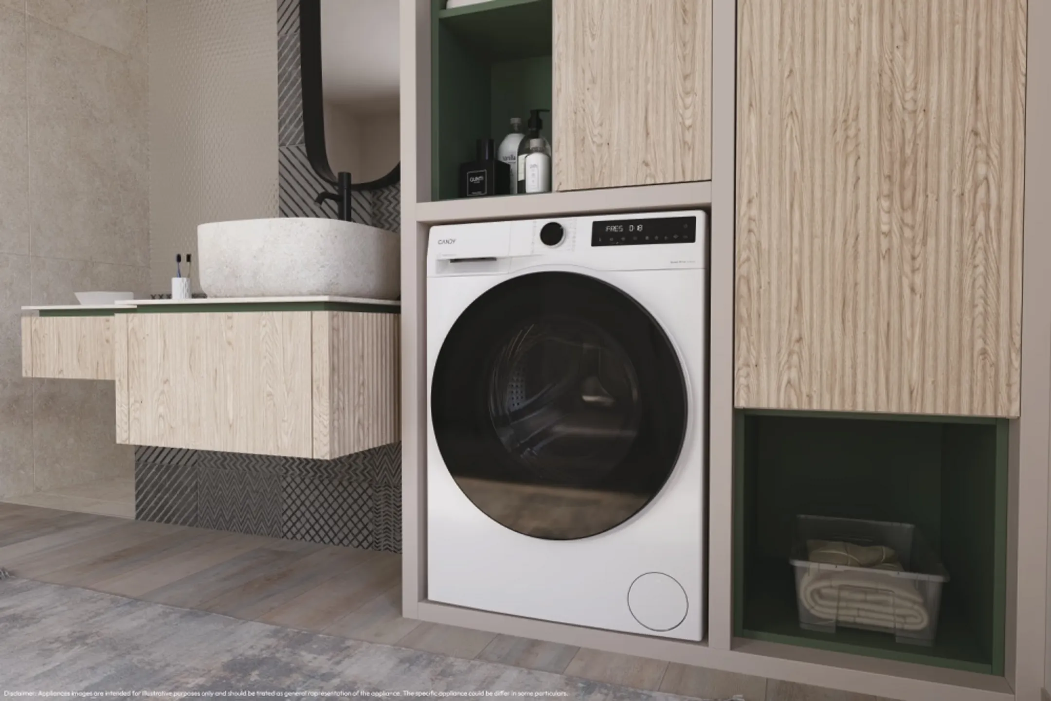 Candy Wasmachine BP 410BL8-S