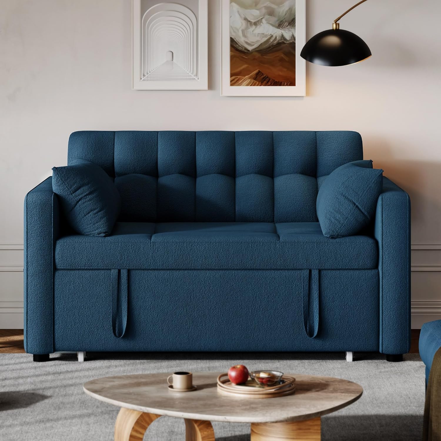 DWVO 3-in-1 Convertible Sofa Bed, 55